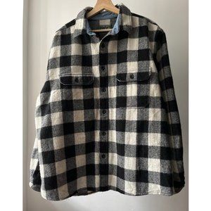 Vintage Woolrich Check Shirt Jacket | Wool Flannel Coat